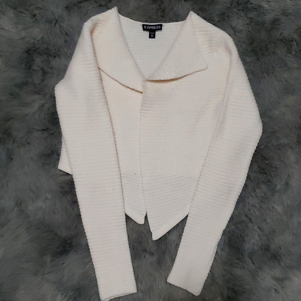 Express Cream Cardigan